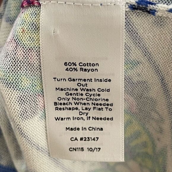 Talbots Colorful Floral Cardigan - Picture 4 of 6